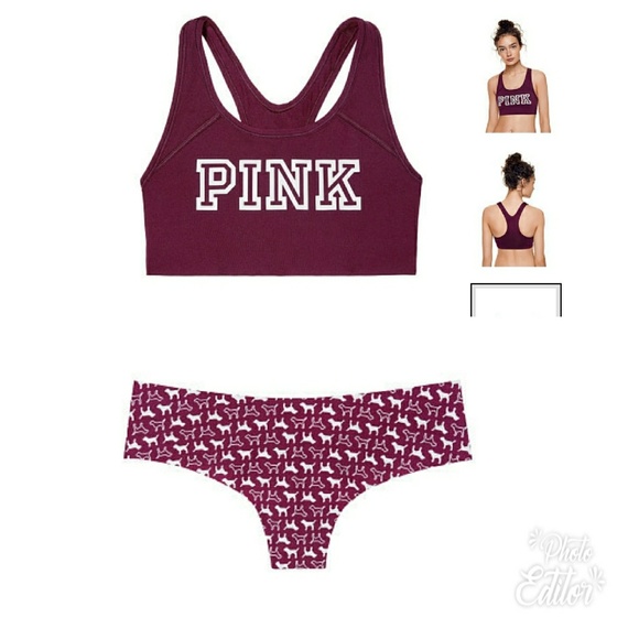 PINK Victoria's Secret Intimates & Sleepwear Pink Sports Bra And